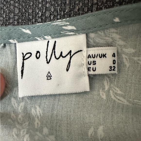 Princess Polly The Louis Romper in Sage (US 0) - Picture 6 of 6